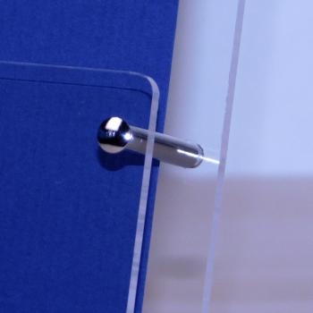 Abverkauf! Tischprospektständer für Postkarten in DIN A6 Hochformat Fülltiefe 25mm